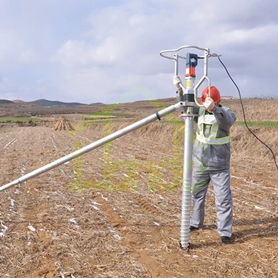 Electric Pile Driver Maintenance Guide For Installing Spiral Ground Stakes